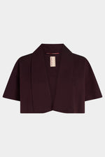 Bordeaux Pinstripe Bolero