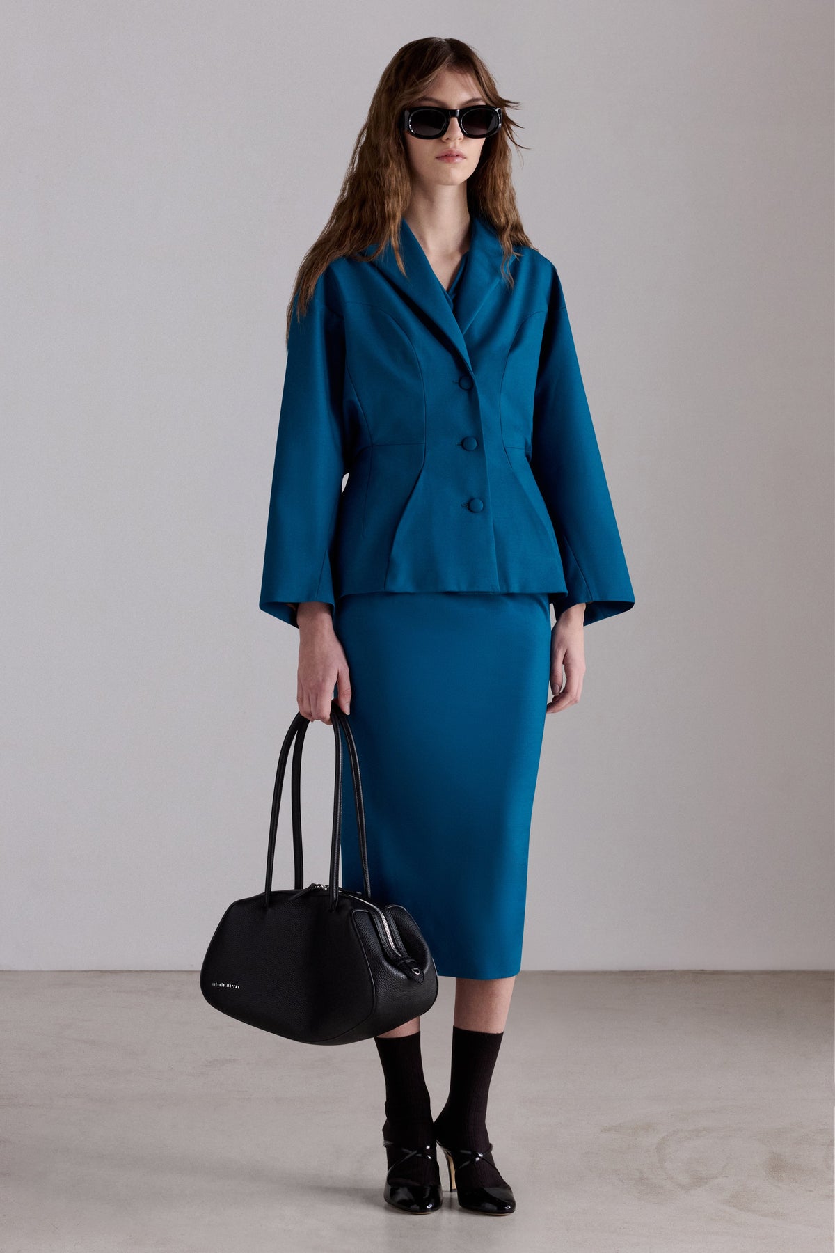 Deep Teal Tailored Jacket