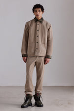 Reversible Corduroy and Tartan Jacket