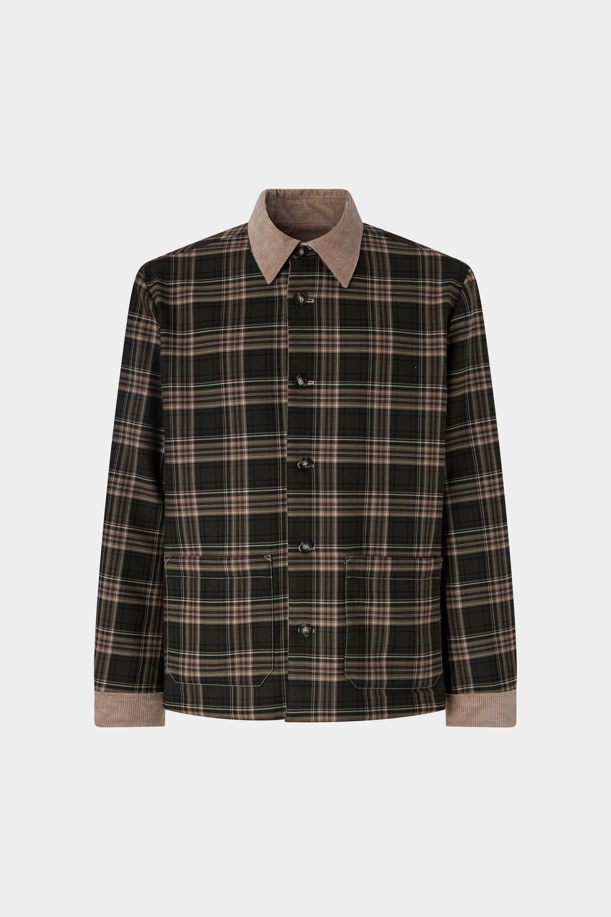 Reversible Corduroy and Tartan Jacket