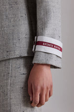 Virgin Wool Buttoned Tweed Jacket