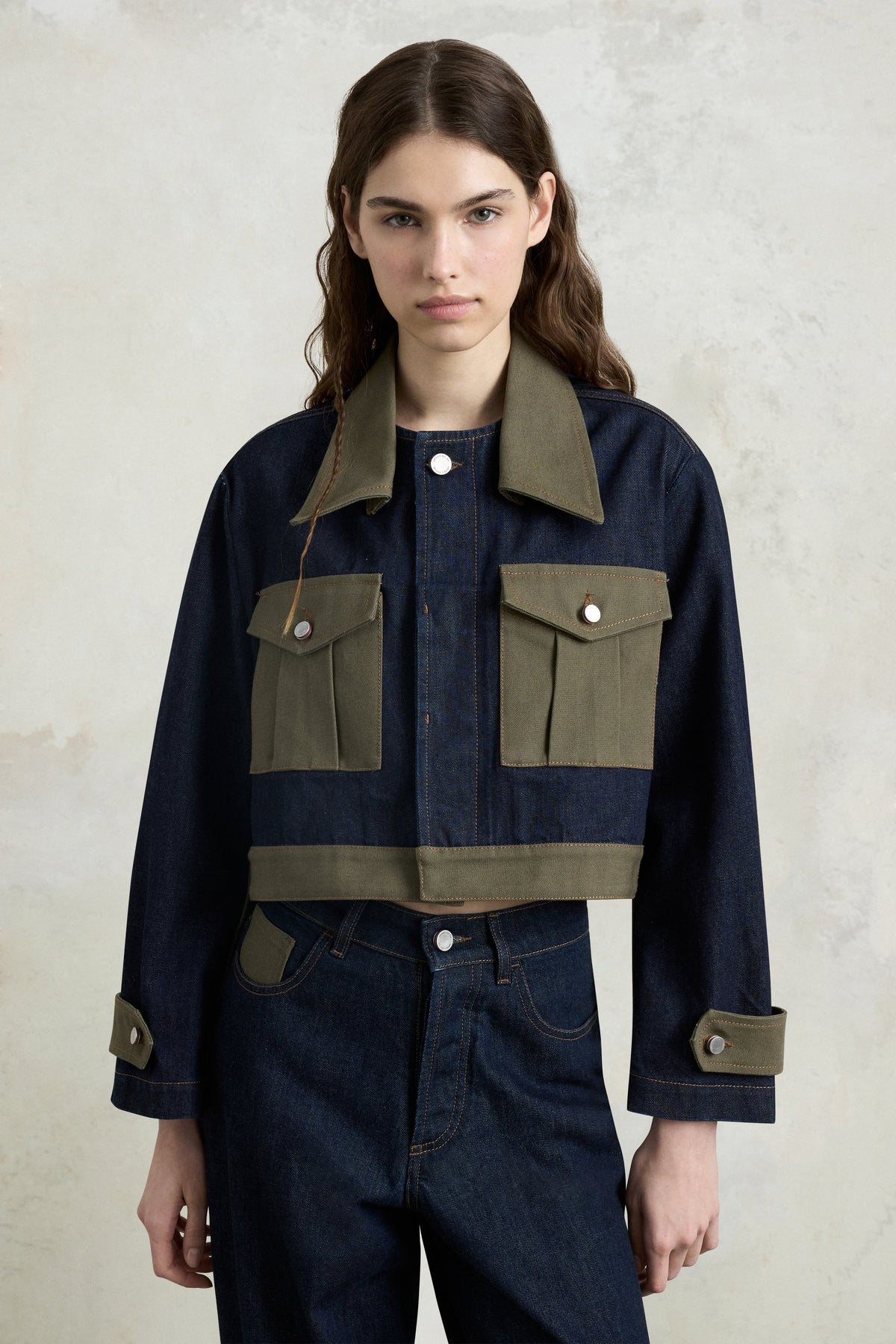 Cropped Denim Jacket