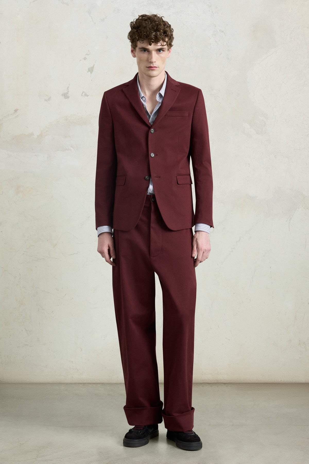 Quilted Single-Breasted Jacket