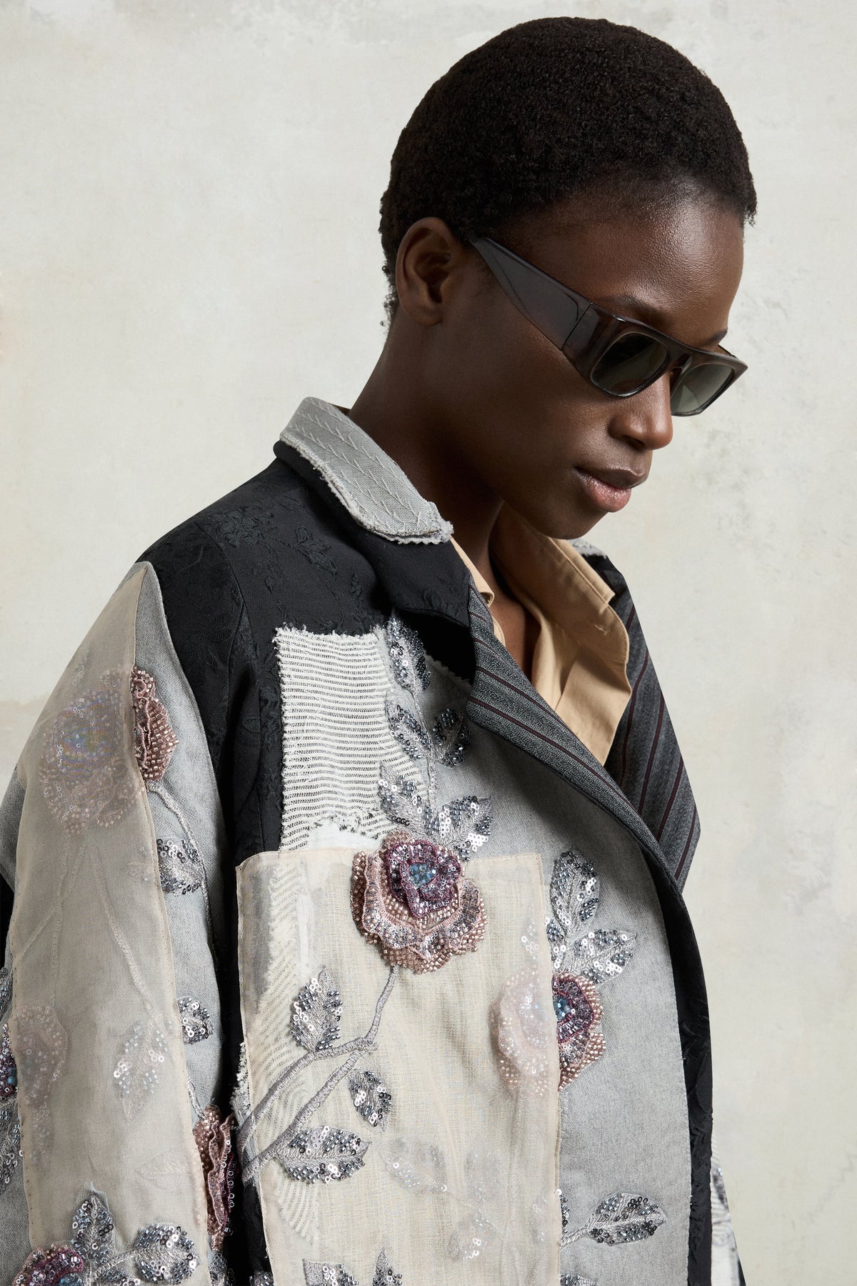 Embroidered Patch Jacket