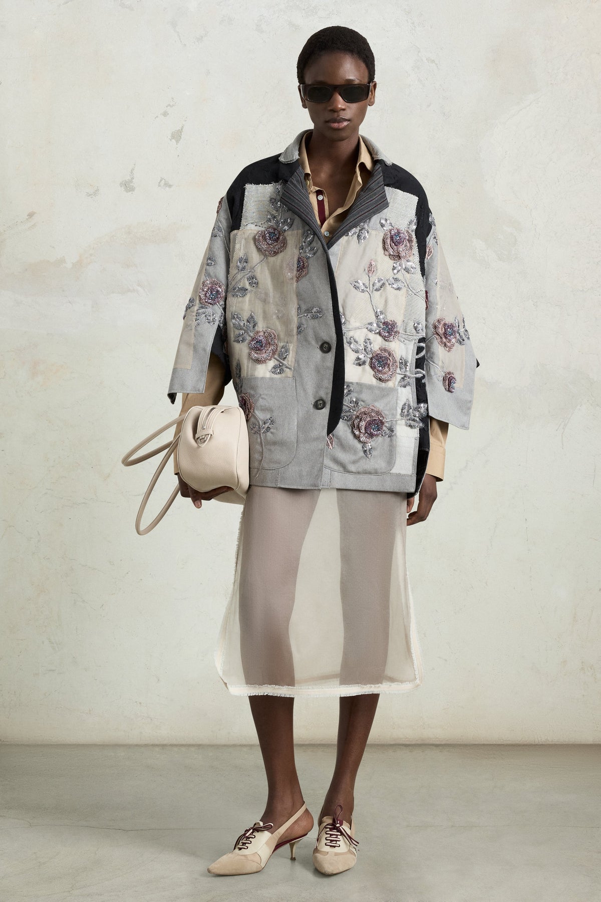 Embroidered Patch Jacket