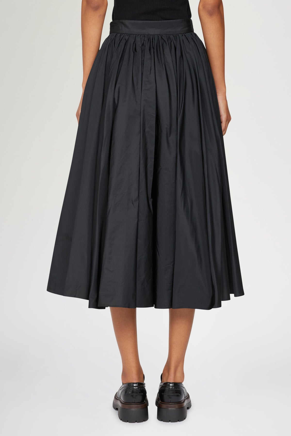 Pleated Midi Skirt