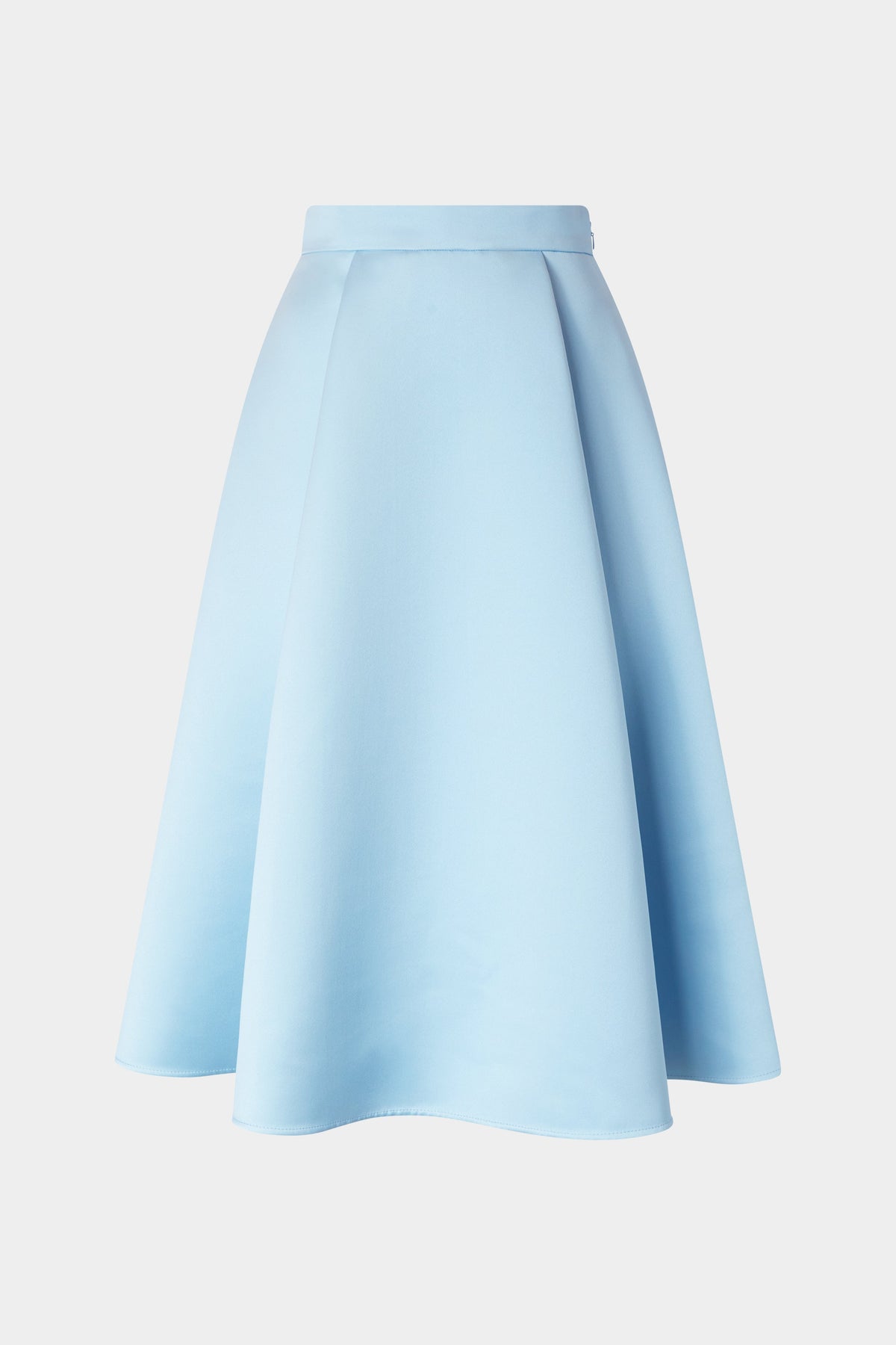 Pleated Midi Skirt with Central Panel