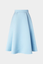 Pleated Midi Skirt with Central Panel