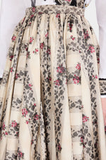 Floral Moiré Jacquard Full Skirt
