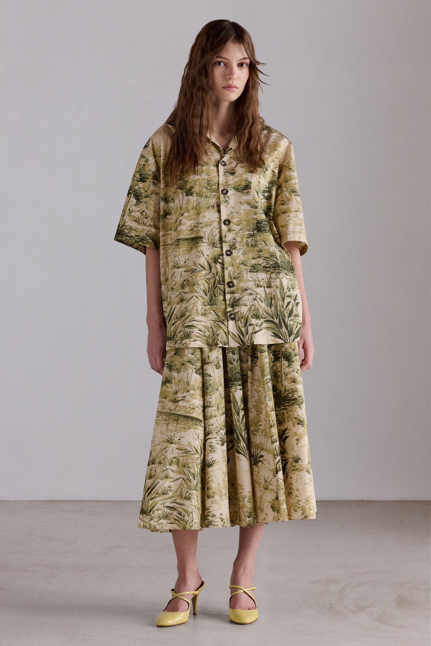 Botanical Midi Skirt