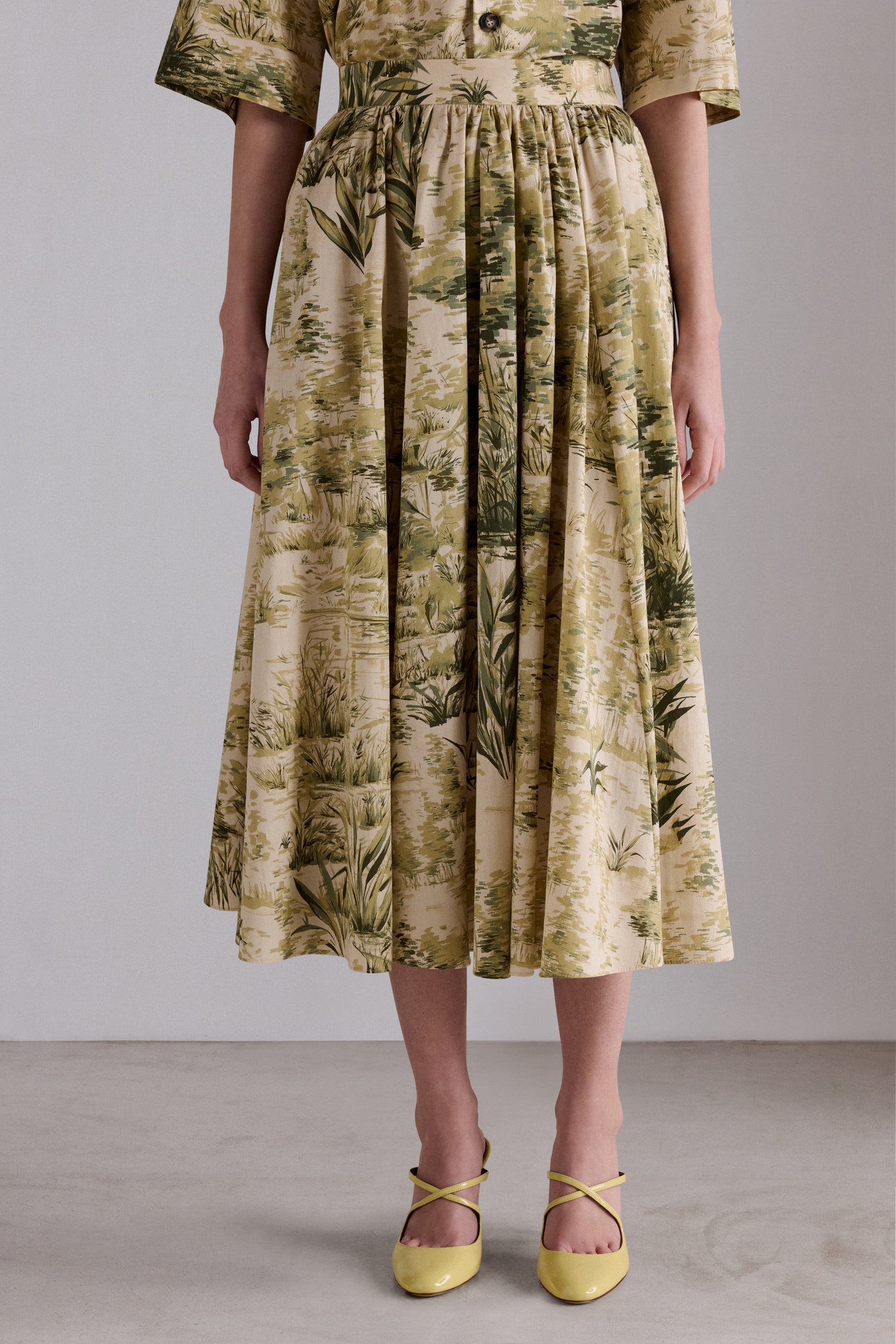 Botanical Midi Skirt