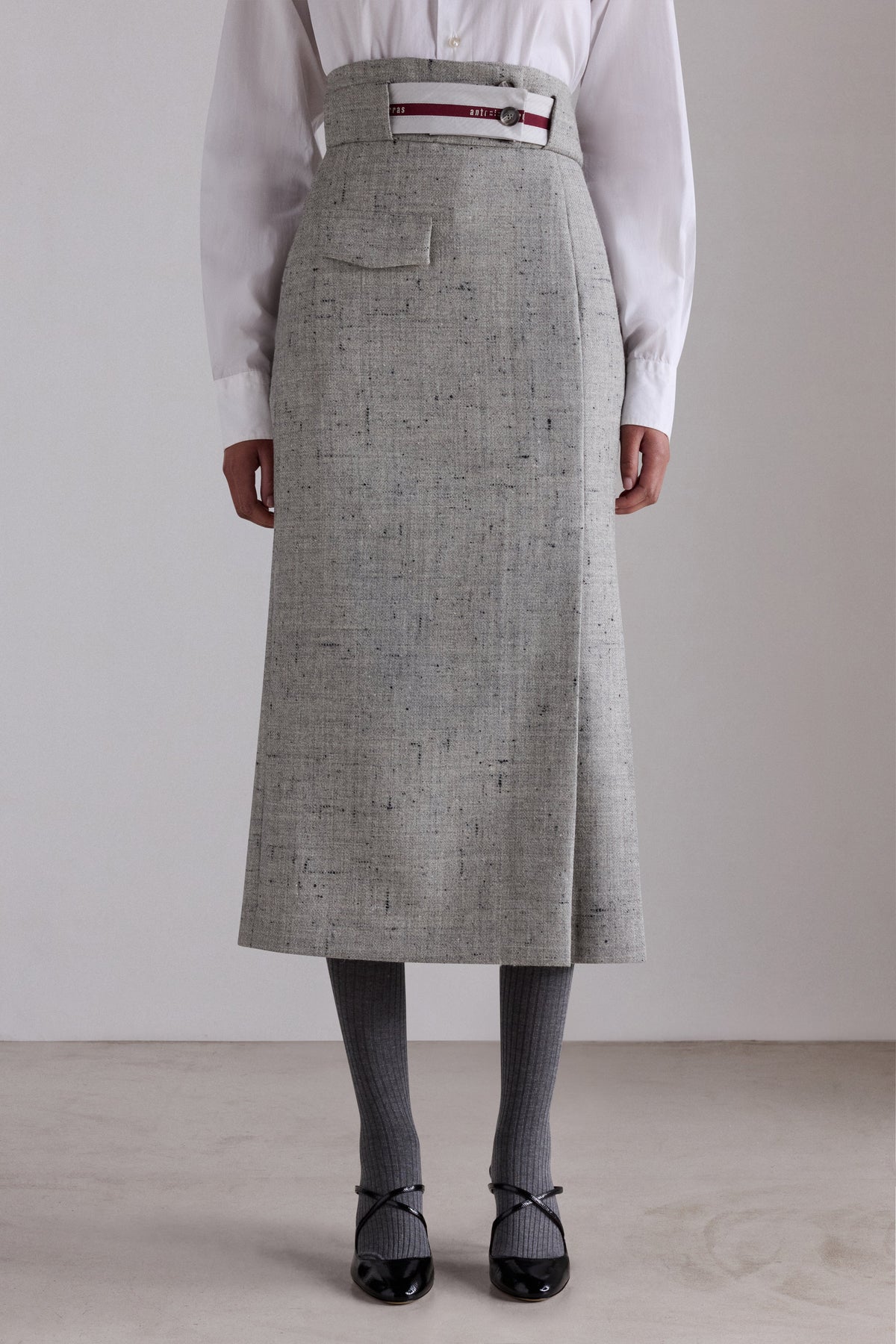 Wool Pencil Skirt