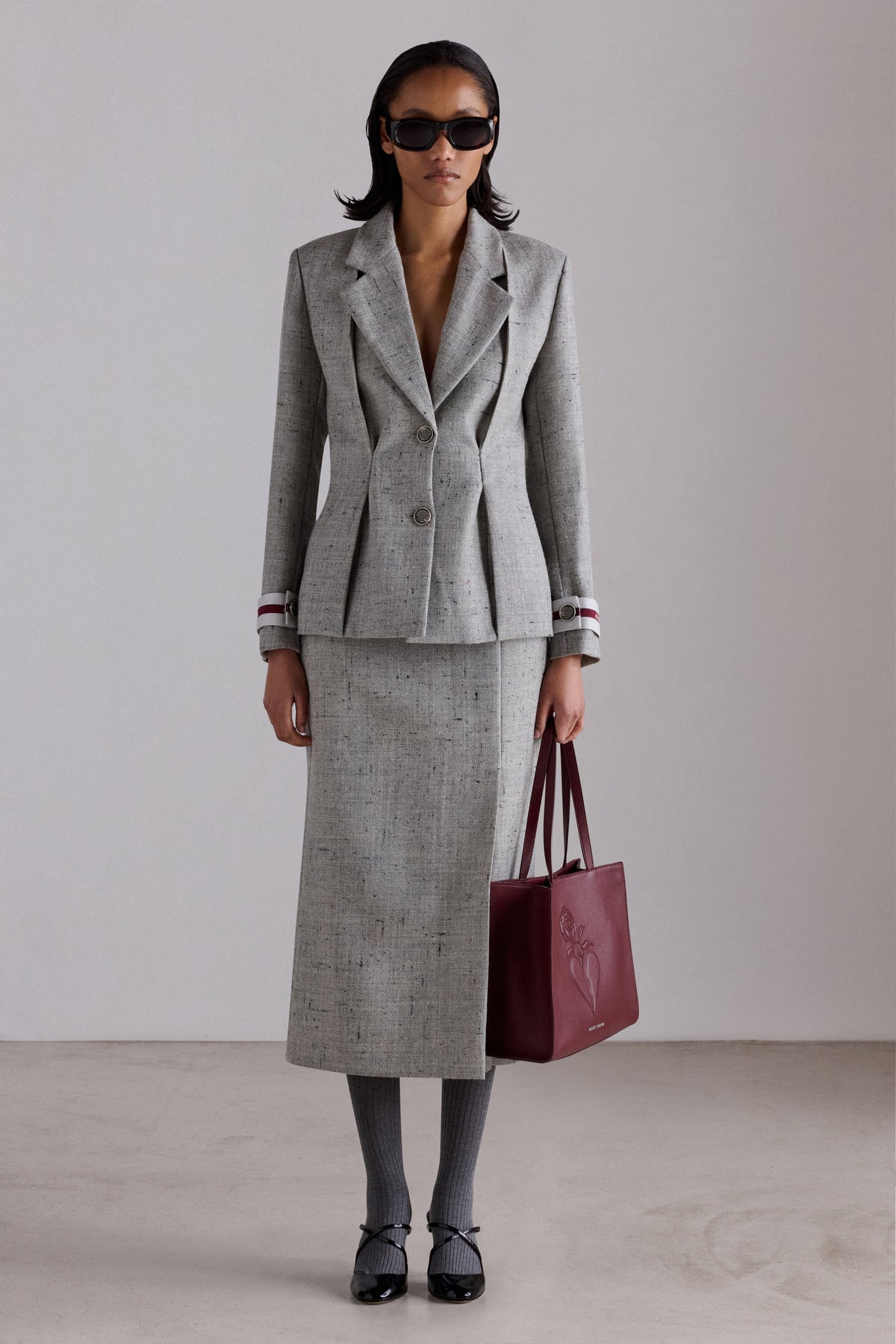 Wool Pencil Skirt