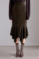 Flared Pencil Skirt