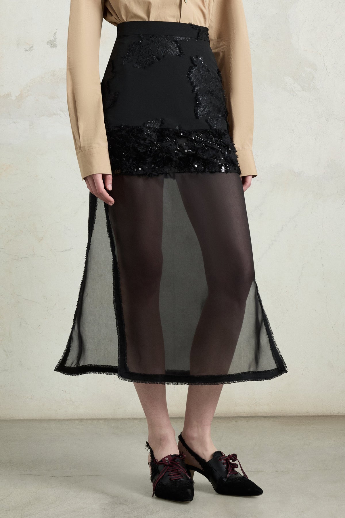 Midi Pencil Skirt