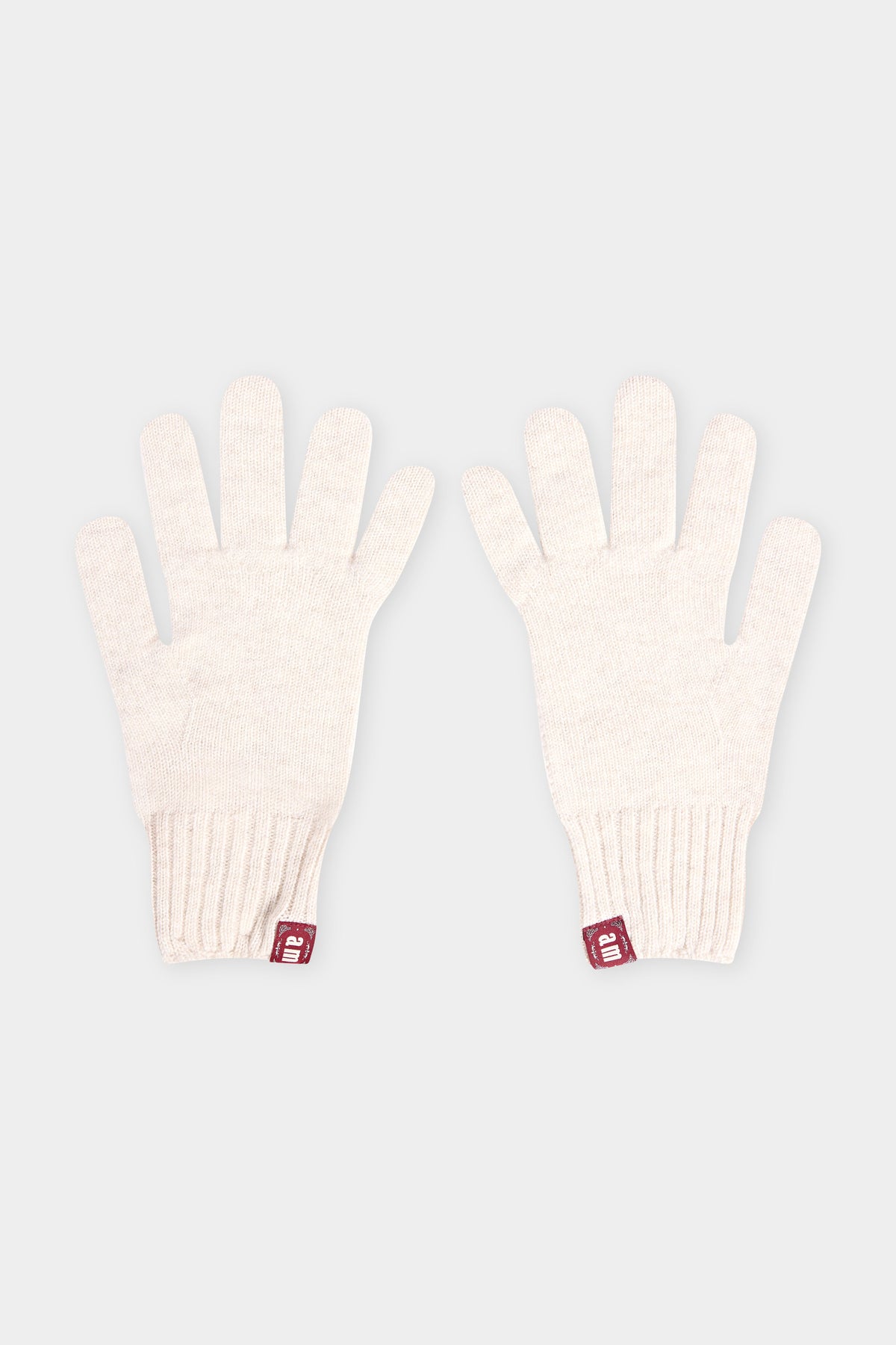 Short Ribbed Knit Gloves