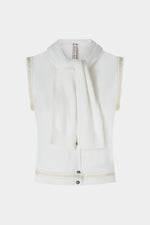 Ecrù Vest with Neck Band