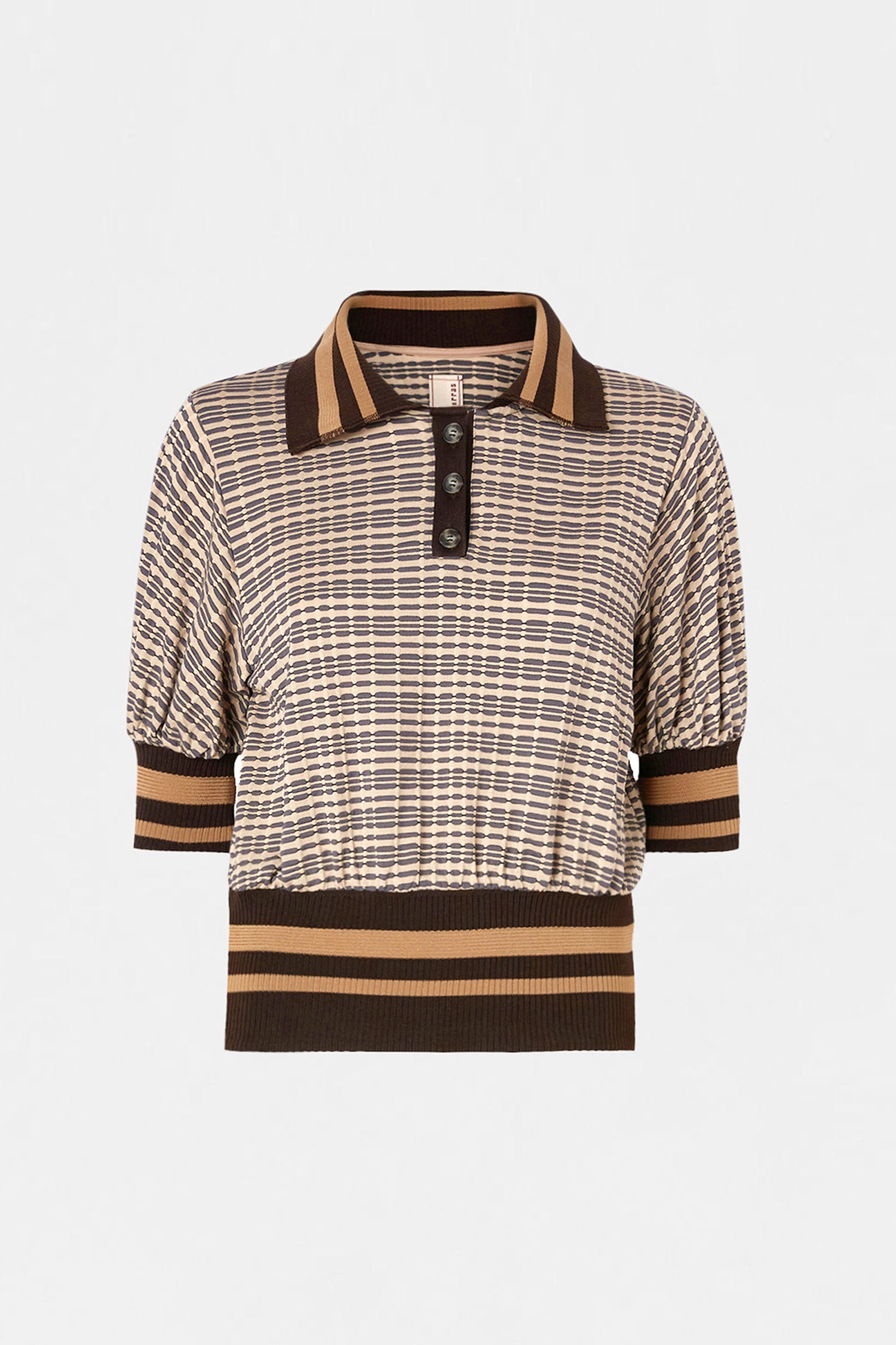 Check Knit Polo