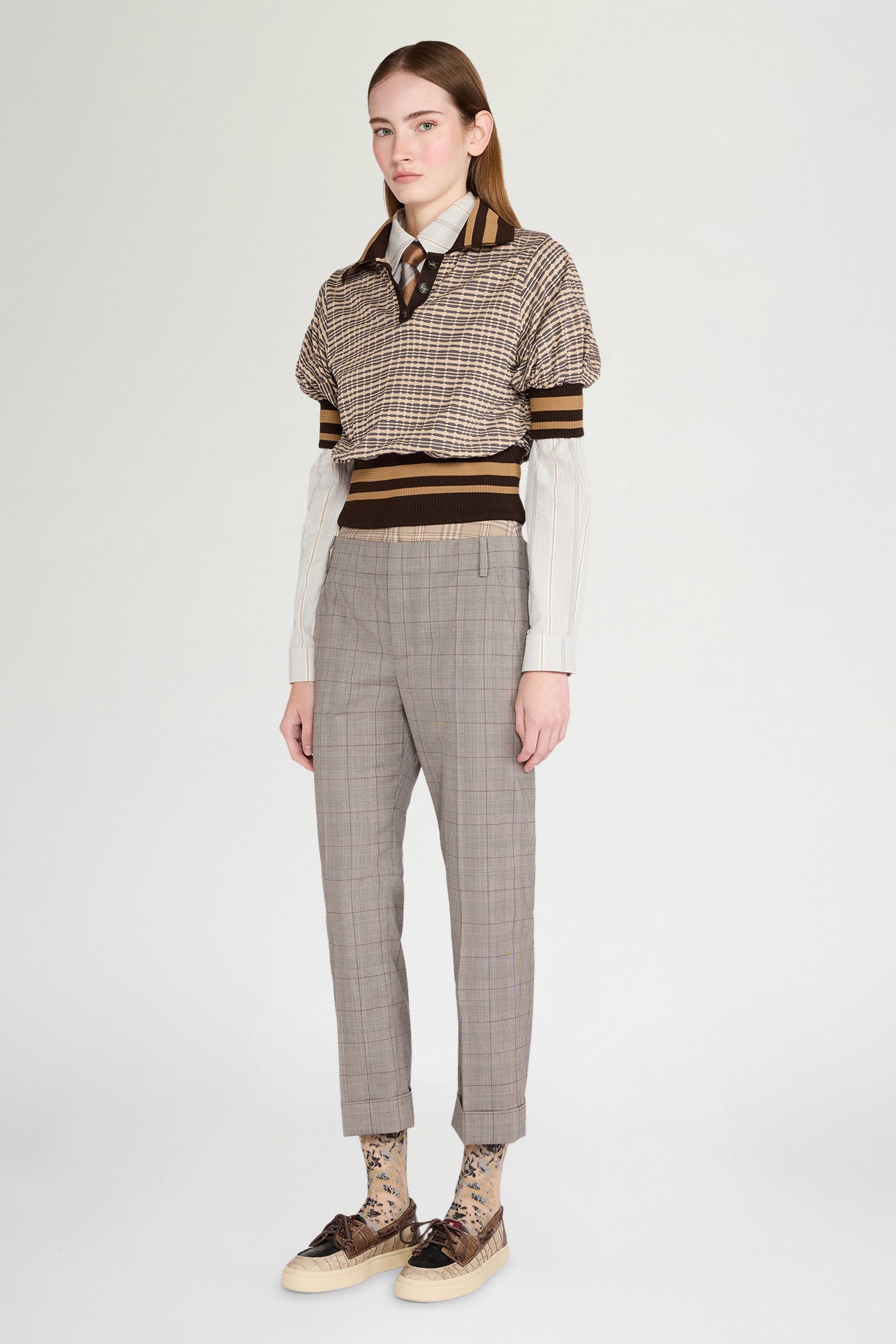 Check Knit Polo