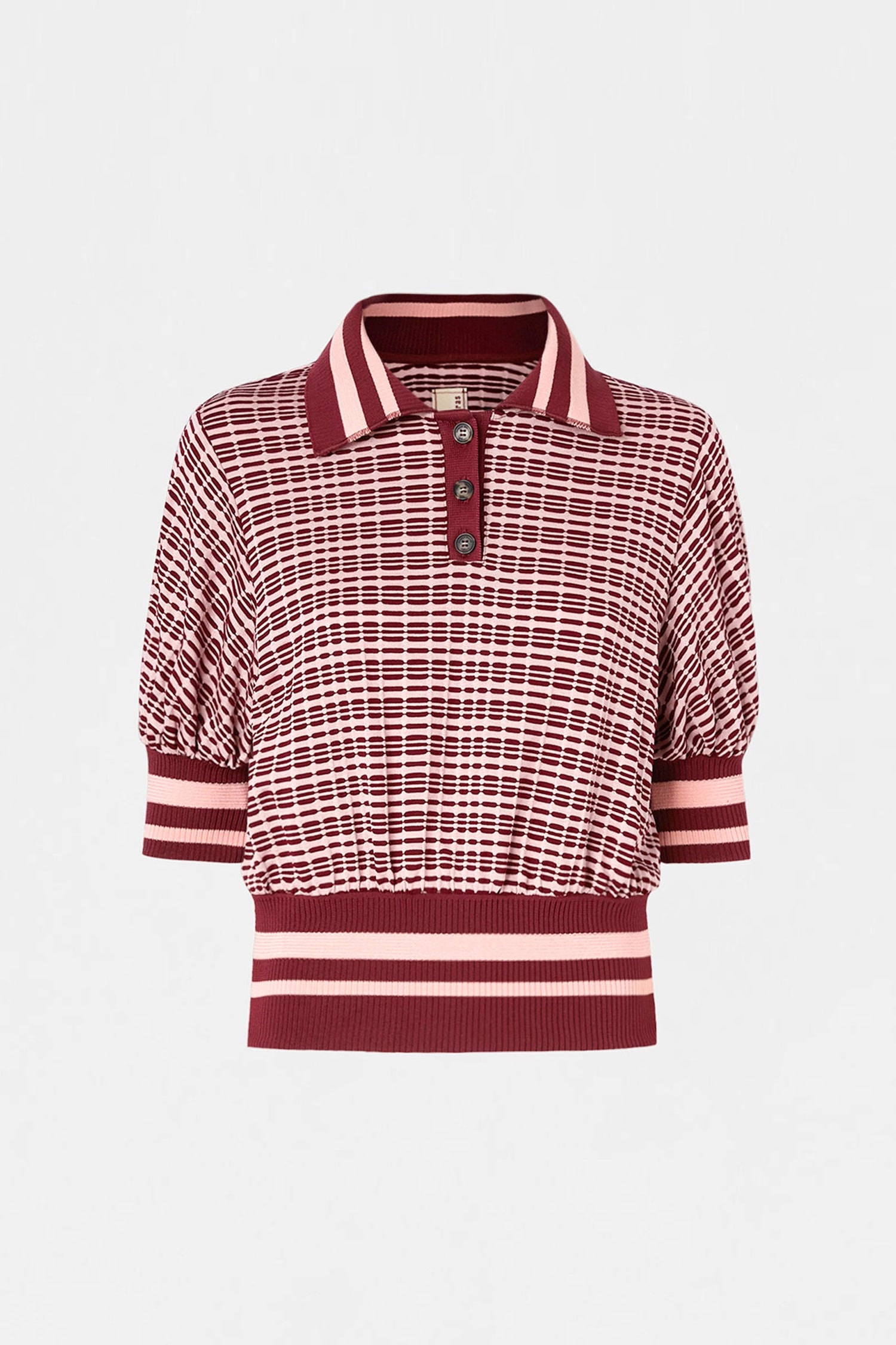 Check Knit Polo
