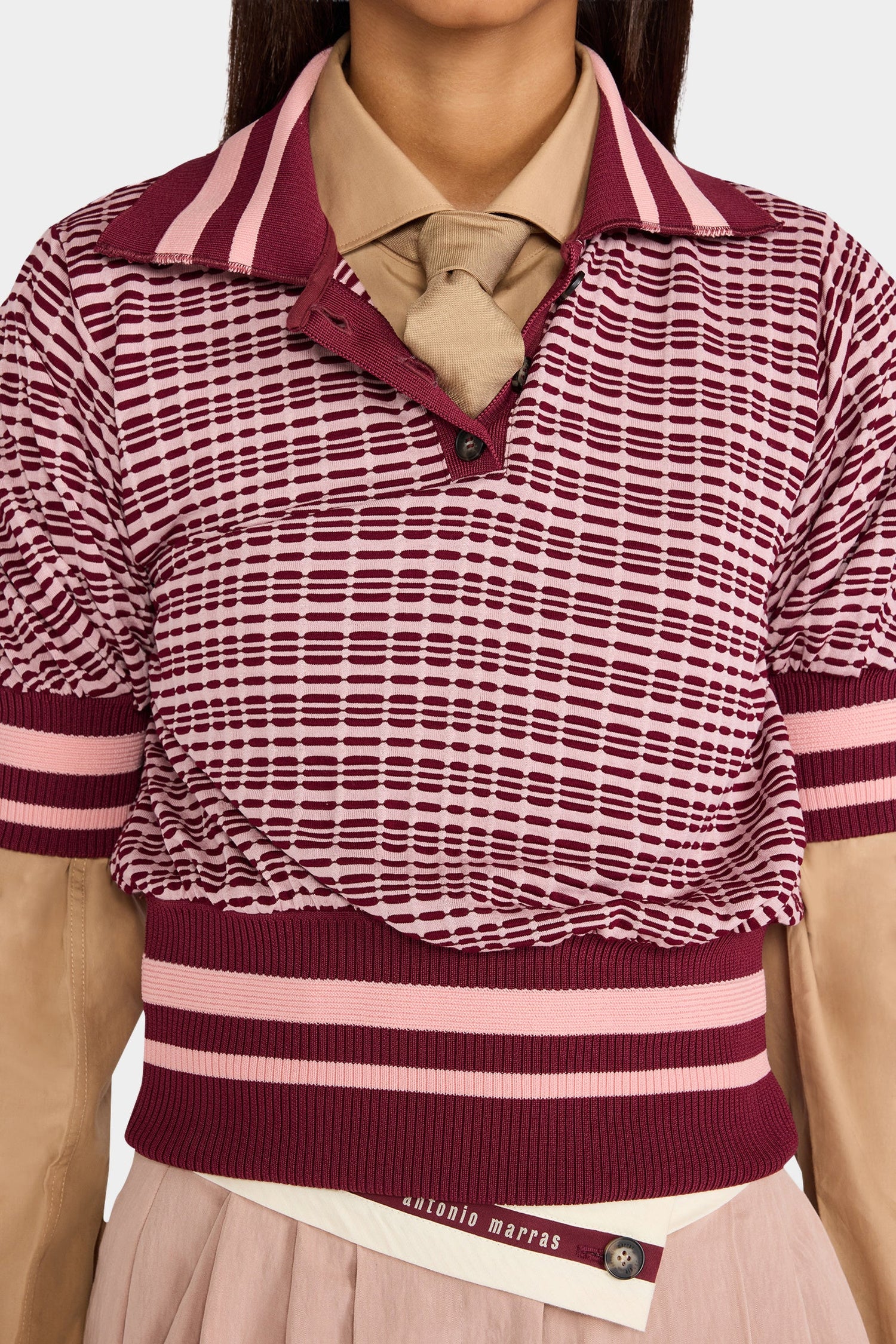 Check Knit Polo