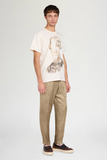 Ivory Portrait Print T-shirt