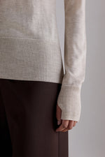 Layered Collar Cashmere Turtleneck