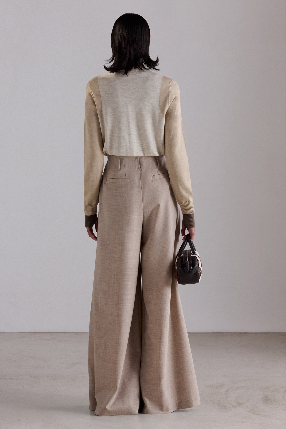 Cashmere Color-Block Cardigan