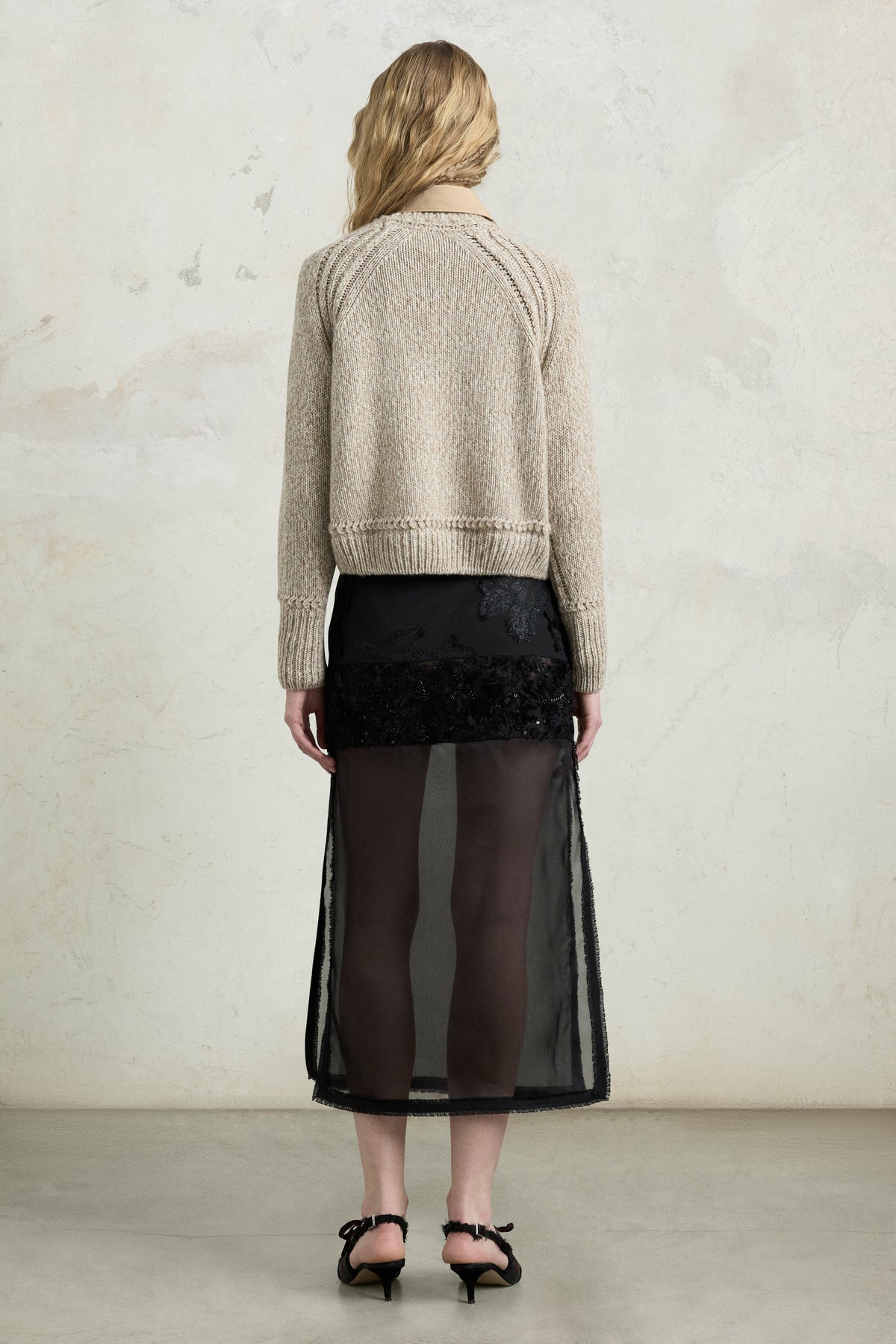 Floral Embroidered Crew-Neck Sweater