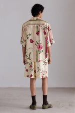 Floral Silk Shorts