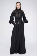 Black Palazzo Pants with High waist