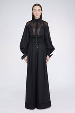 Black Palazzo Pants with High waist
