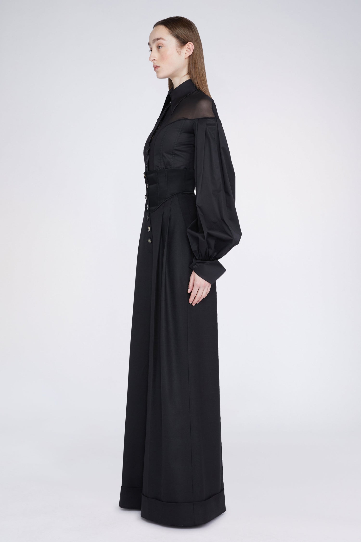 Black Palazzo Pants with High waist