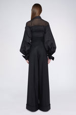 Black Palazzo Pants with High waist