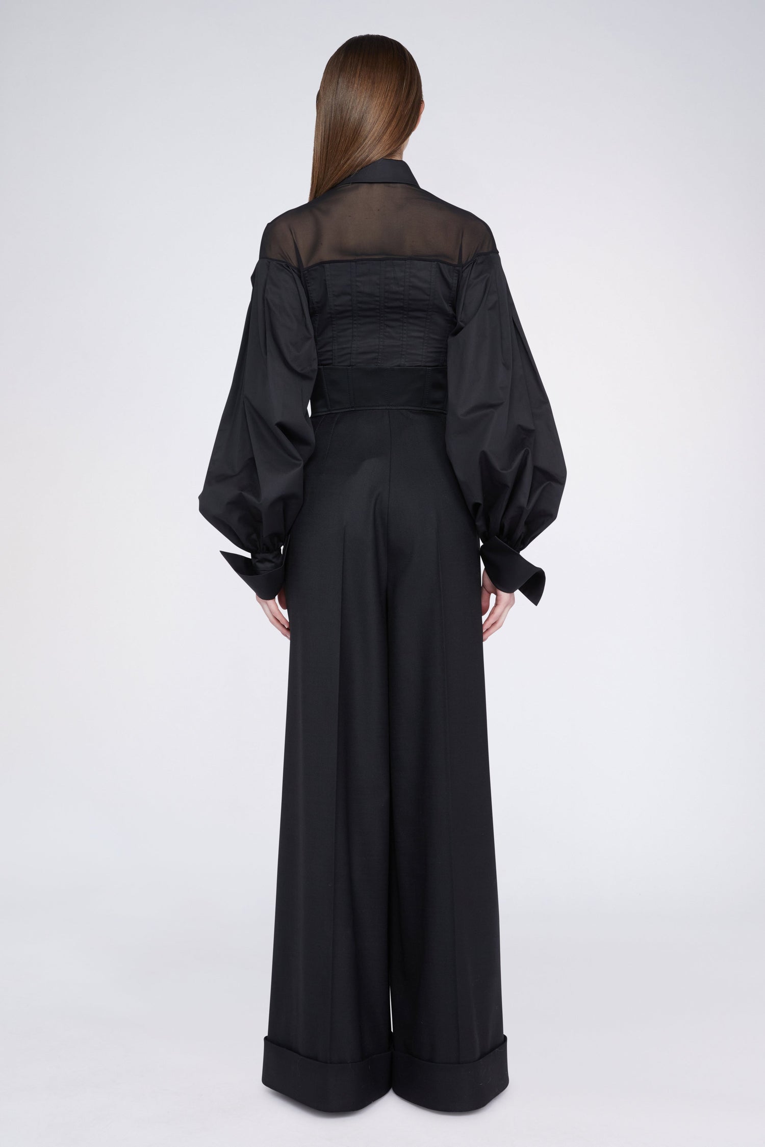 Black Palazzo Pants with High waist