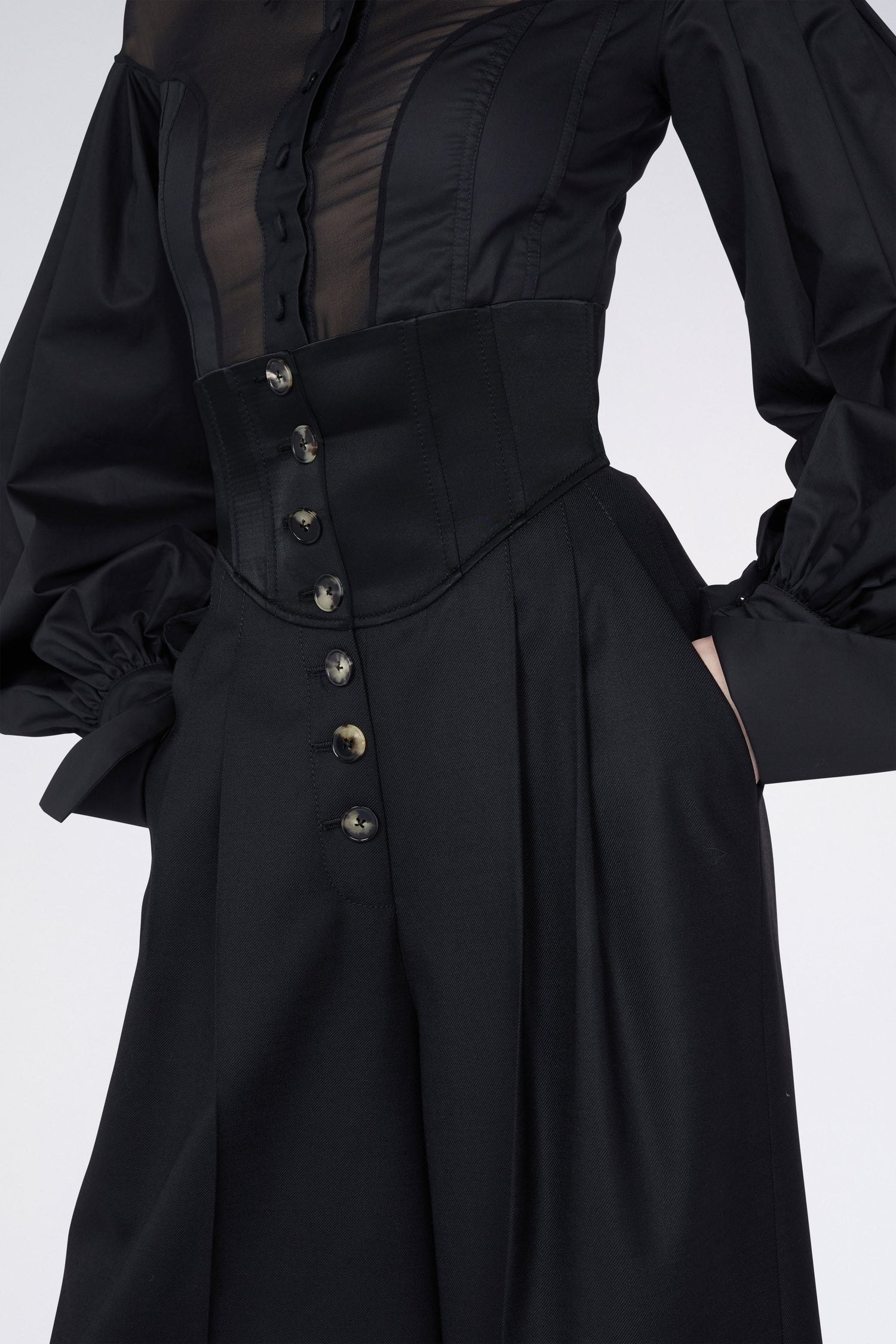 Black Palazzo Pants with High waist