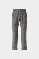 Grey Regular-Fit Pants in Wool