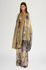 Palazzo Pants in Printed Silk