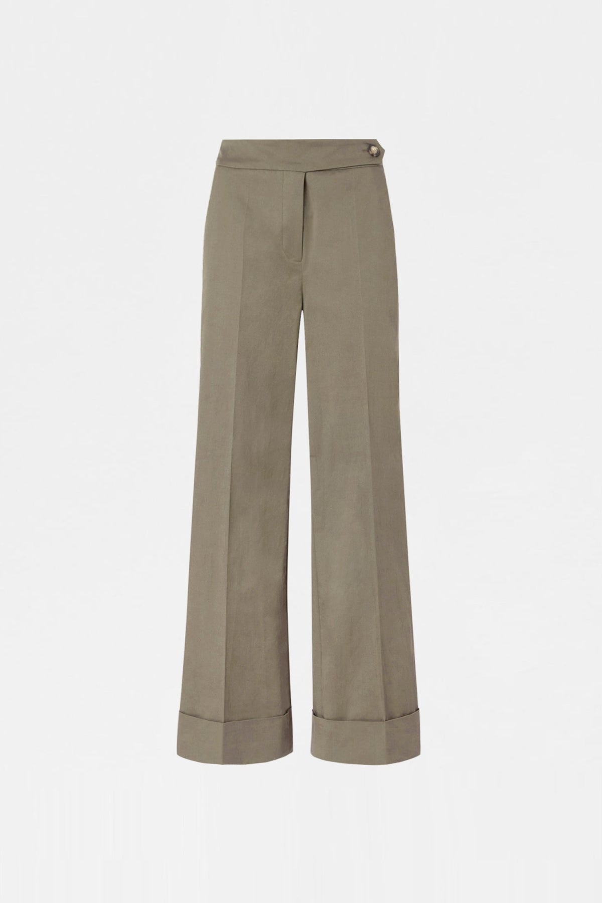 Wide-Leg Tailored Pants