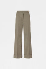 Wide-Leg Tailored Pants