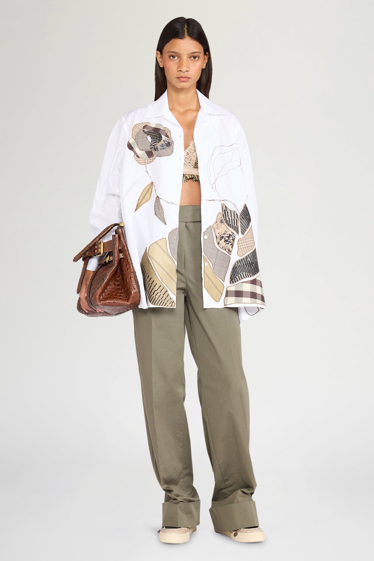 Wide-Leg Tailored Pants