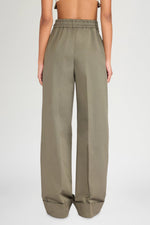 Wide-Leg Tailored Pants