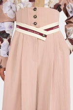 Antique Pink Bustier Trousers