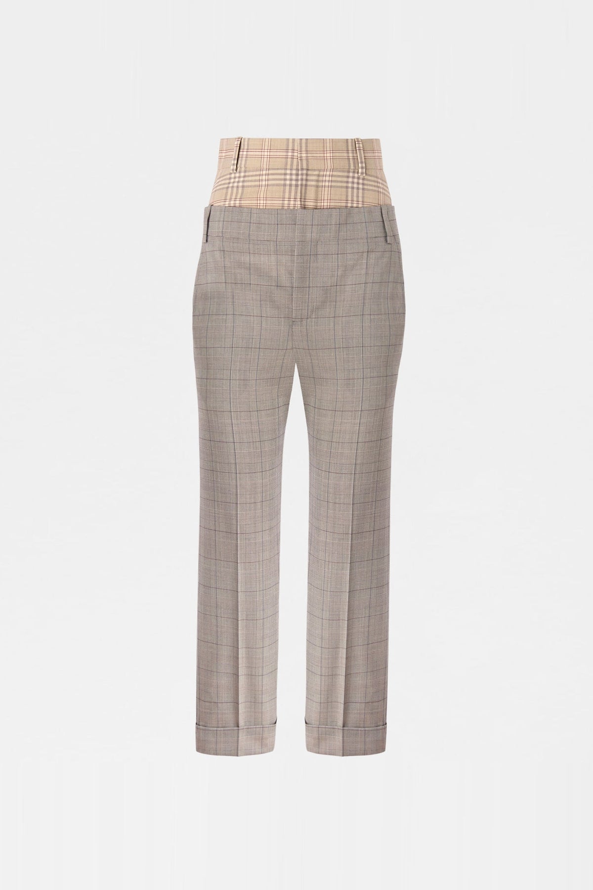 Double-Effect Prince of Wales Pants