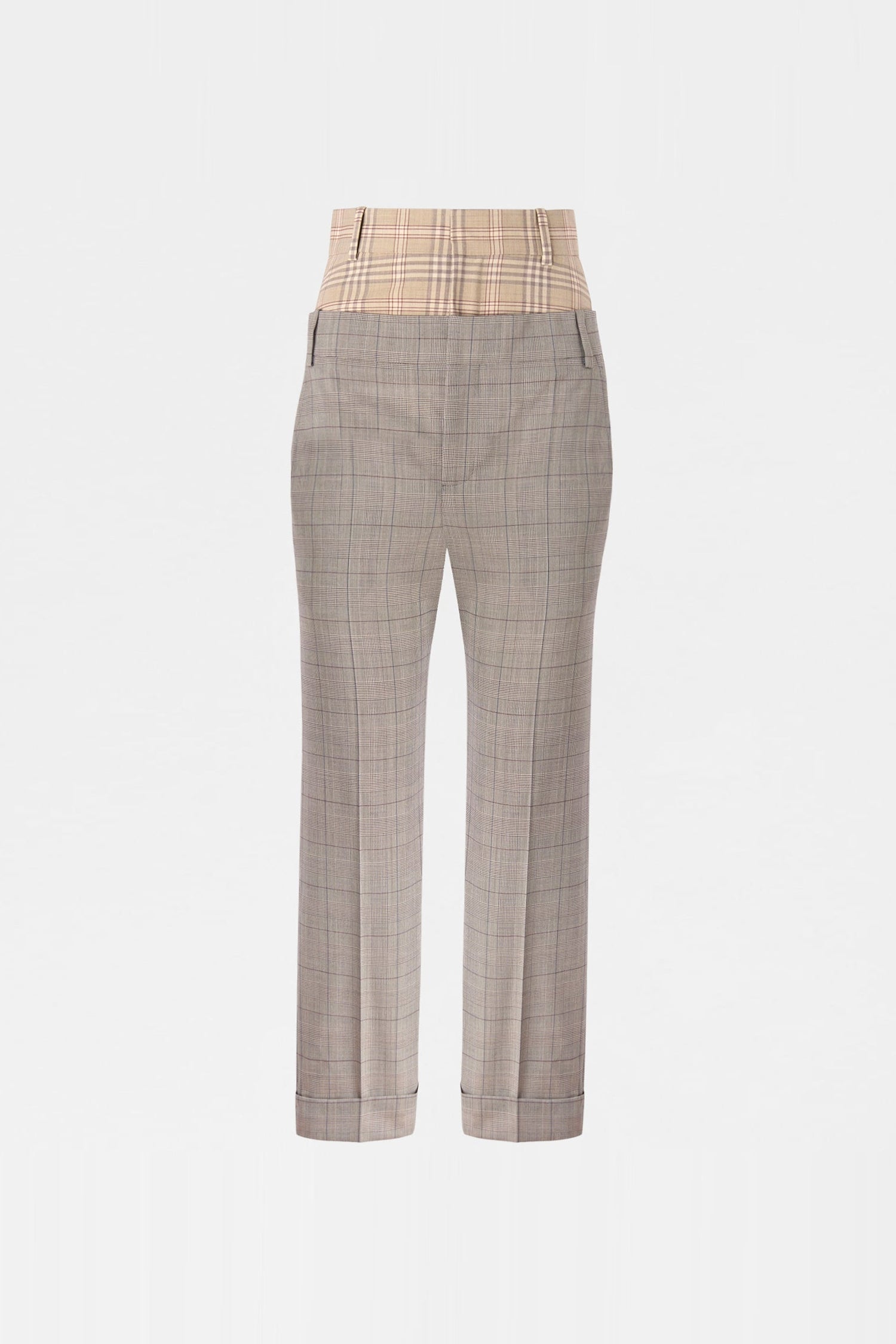 Double-Effect Prince of Wales Pants