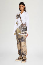 Gold Tapestry Harem Pants