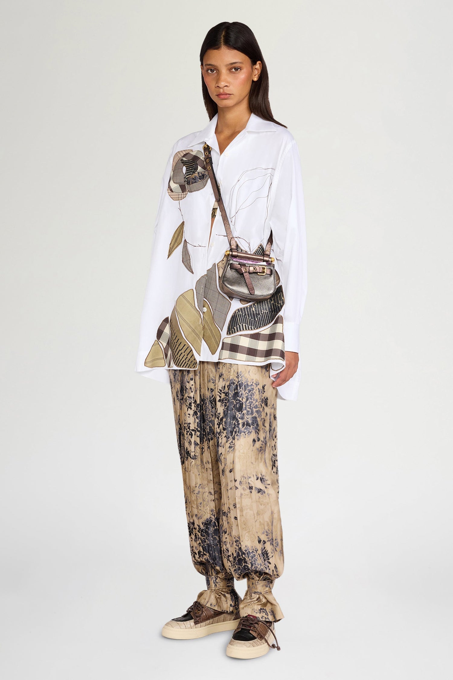 Gold Tapestry Harem Pants