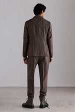 Double-Pleat Wool Tailored Trousers