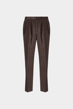 Double-Pleat Wool Tailored Trousers