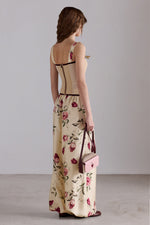 Rose and Tulip Silk Harem Pants